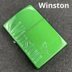 ZIPPO Winston グリーンメタリック 2015年製 ウィンストン