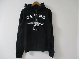 ☆DEFEND PARIS/ディフェンドパリス☆未使用 アサルトライフルパーカーサイズ：XS フーディーユニセックス