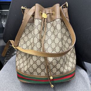 【ヴィンテージ】オールドグッチ　GUCCI 巾着　41.02.085