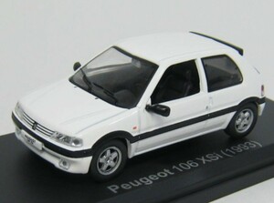 新品 未開封 プジョー 106 XSi 1993年 アシェット 国産名車コレクション 1/43 ノレブ/イクソ 旧車 ミニカー B6