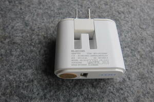 ELECOM アダプター MPA-ACC03WF AC100～240V入力/DC5V 2.4A 充電動作確認/ケーブルなし 9-2-24-5