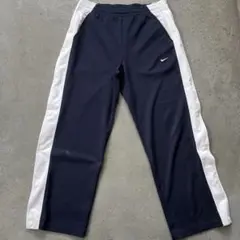 00s NIKE トラックパンツ　スナップボタン　ワイドストレート　フレア