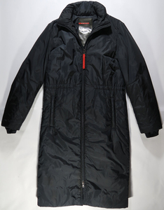 PRADA , ロングコート , ブラック , 38 , 中古