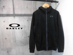 OAKLEY オークリー/Ridge Knit ジャケット XL/裏起毛 ジップパーカー/ZIPフーディ/パーカー/メンズ/412321JP/黒 ブラック/GOLF ゴルフ