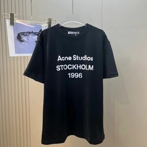 Acne Studious アクネストゥディオズ　1996Tシャツ黒　　男女兼用