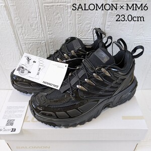 新品 23.0cm MM6 SALOMON ACS PRO ブラック マルジェラ サロモン コラボ