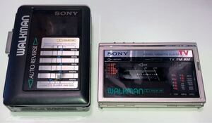 SONY ソニー ウォークマン WALKMAN WM-F30 WM-B32 ポータブルカセットプレーヤー ラジオ イコライザー ジャンク品扱い 部品取り 現状品