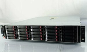 通電確認 HP AJ941-63002 StorageWorks D2700 ストレージ Disk Array HDD20個 600GBx20 合計12TB SAS ラック 2U サーバ S062614