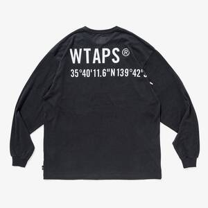 希少★新品本物【黒★L】★GPS LS COTTON WTAPSロゴ グラフィック 新型ネーム 正規店購入 ダブルタップス 入手困難 WTAPS 21AW 即日発送