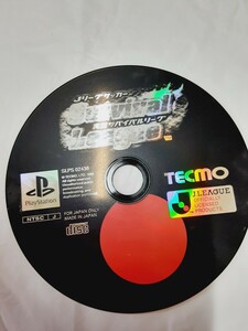 ☆PS1ソフト☆Jリーグサッカー☆中古箱無し☆ディスクのみ 引っ掻き傷アリ☆動作確認なし☆TECMO☆ プレイステーション☆