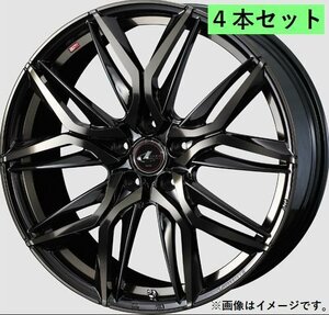 【個人宅発送可能】Weds ウェッズ 16×6.5J +42 5穴 PCD100 PBMC/TI ホイール 4本セット LEONIS LM レオニス レオニス・エルエム (41100)