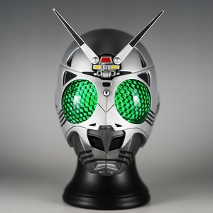 希少 RMW レインボー造型 1/2 マスク シャドームーン プロップ レプリカ 資料 完成品 1/1 仮面ライダーBLACK RX 南光太郎 倉田てつを 即決