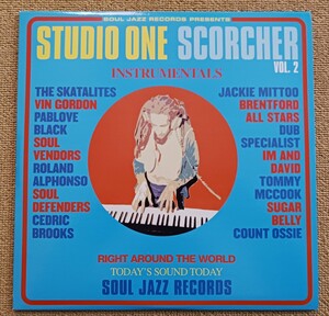 『STUDIO ONE SCORCHER VOL.2』SOUL JAZZ RECORDS / SJR LP143 / 輸入盤２枚組LPレコード / JACKIE MITTOO / SUGAR BELLY / SOUL VENDORS　