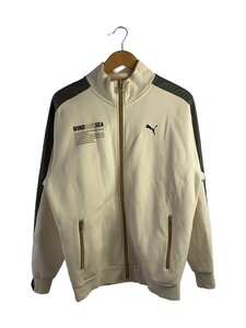 PUMA◆T7 トラックジャケット/S/ポリエステル/CRM/530902-02//