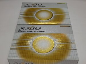 ダンロップ　ゴルフボール XXIO　REBOUND　DRIVE　 色　プレミアムホワイト　2ダース