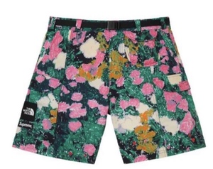 新品 22ss Supreme The North Face Trekking Short シュプリーム ザノースフェイス トレッキング パッカブル ショート パンツ XL 花柄