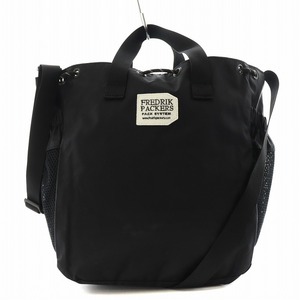 フレドリックパッカーズ FREDRIK PACKERS green label relaxing別注 BLOOM 2WAY ハンドバッグ ショルダーバッグ ナイロン 黒 ■OF