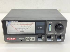 18862 上612-216　SWR　SX-200　DIAMOND　ダイヤモンド　通過形SWR パワー計　パワーメーター　アマチュア無線　中古品　ヤ60