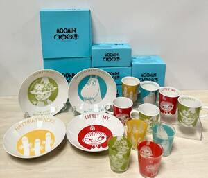 蘇さ(HY756)　洋食器　ムーミン　MOOMIN　マグカップ　コップ　カレー皿　おまとめ　スナフキン/ニョロニョロ　他　中古品　100サイズ