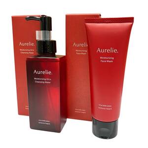 Aurelie オレリー モイストオイルイン クレンジングウォーター 150ml モイストフェイスウォッシュ 100g 2点セット 未使用