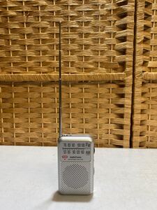 51755【自宅保管品】AudioComm OHM オーム電機 RAD-P210S ラジオ ポケットラジオ