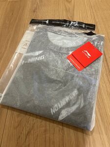 送料無料 リーニン プラクティスウエア 半袖Tシャツ メンズ XXL 未使用品 新品 タグ付 かっこいいデザイン ブラック基調の Tシャツ 人気