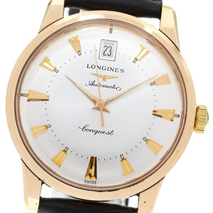 ロンジン LONGINES コンクエスト K18YG 自動巻き メンズ _843396