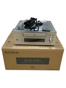 【美品】 SONY スーパーオーディオ CDプレーヤー SCD-X501 ソニー