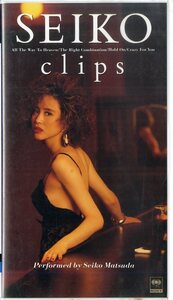 H00023626/VHSビデオ/松田聖子「SEIKO CLIPS」