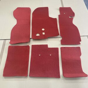 　スバル３６０　Ｋ１１１　フロアカーペット　赤　絨毯　1台分　