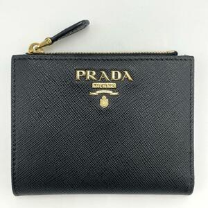 No.164 早い者勝ち☆【超美品】PRADA プラダ 二つ折り財布 コンパクトウォレット サフィアーノ マルチカラー バイカラー 1ML050 レディース