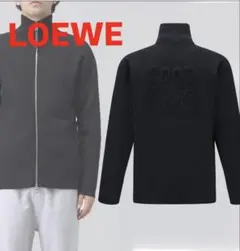 LOEWE ロエベ 23AW アナグラムジップアップカーディガン メンズ M