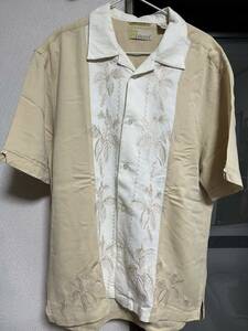 vintage キューバシャツ　Cuba shirt 刺繍　柄 50s 60s 70s 80s 古着　ヴィンテージ