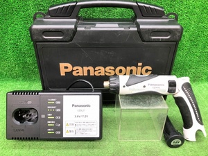 ②中古品 Panasonic パナソニック 3.6V 1.5Ah 充電ドリルドライバー EZ7410 ※バッテリ1個+充電器セット