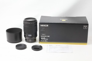 ◆超極上美品◆ニコン Nikon NIKKOR Z MC 105mm F2.8 VR S フード 元箱◇M45294