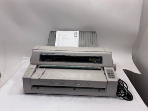 【 中古 】136桁対応水平ドットインパクトプリンタ 沖データー MicroLine 8480SU2-R USB/パラレル　印字確認済み　日焼け少ない （２）