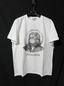 M 新品 TES The Endless Summer エンドレスサマー PLANET OF THE BUHI フレブル 犬 Tシャツ 白 /①