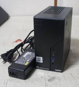 ex.computer 小型PC MS3J-B210/T Core i3-10100 3.60GHz 8GB SSD 500GB ジャンク 　【Z14】