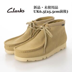 Clarks クラークス Wallabeeboot gtx ワラビーブーツ ゴアテックス メープルスエード UK6.5