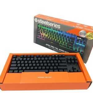 極美品 steelseries apex pro tkl wireless US配列 ゲーミングキーボード