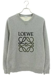 ロエベ LOEWE H526341XA1 サイズ:XL アナグラムエンブロイダリークルーネックスウェット 中古 SS13