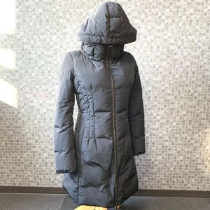 MONCLER モンクレール ロングダウンコート レンヌ ブラック/黒 ダブルジップフード脱着2way サイズ00