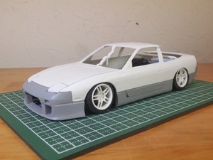 1/24 オリジナル アオシマ 180SX フルエアロキット タイプ2 ドリフト D1 スポコン プロドリ 帝王 古口 イケヤフォーミュラ レジン