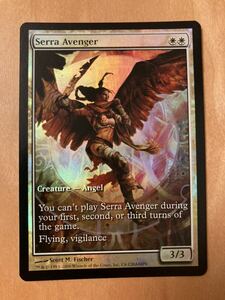 PROMO セラの報復者　serra avenger 英語FOIL1枚 フルアート　MTG プロモ　天使　ゲームデー