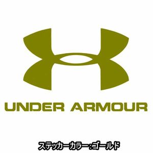 送料0★10cm【UNDER ARMOUR】アンダーアーマー★　アスリート・サッカー・野球・スポーツステッカー(2)