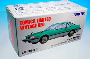 TOMYTEC TOMICA LIMITED VINTAGE NEO LV-N58b Toyota CORONA 1800EX SALOON S=1/64