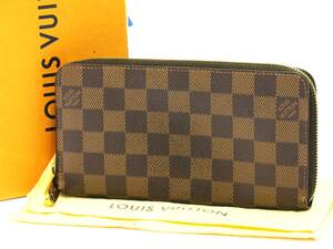 ルイヴィトン　ダミエエベヌ　ジッピーウォレット　長財布　N60015　LOUIS VUITTON　18694601