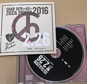 送料込 CHAR - ZICCA PICKER 2016 VOL.6 LIVE IN HOKKAIDO / 2.26 北海道 Zepp札幌 / ZRZP1606