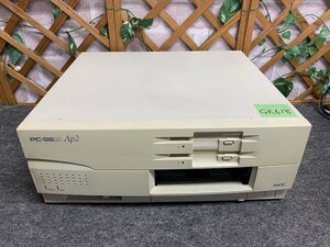 【送140サイズ】NEC　PC-9821Ap2/U2　i486DX2-66MHz/MEM39.6MB/HDD欠 FDDよりDOS起動OK/FM音源音出しOK ※FDD1不安定