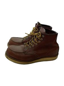 RED WING◆レースアップブーツ/US8.5/BRW/レザー/9106/ソール減り有り